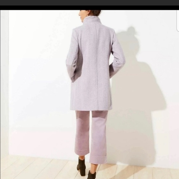 LOFT Herringbone Moto coat XL - Picture 3 of 6